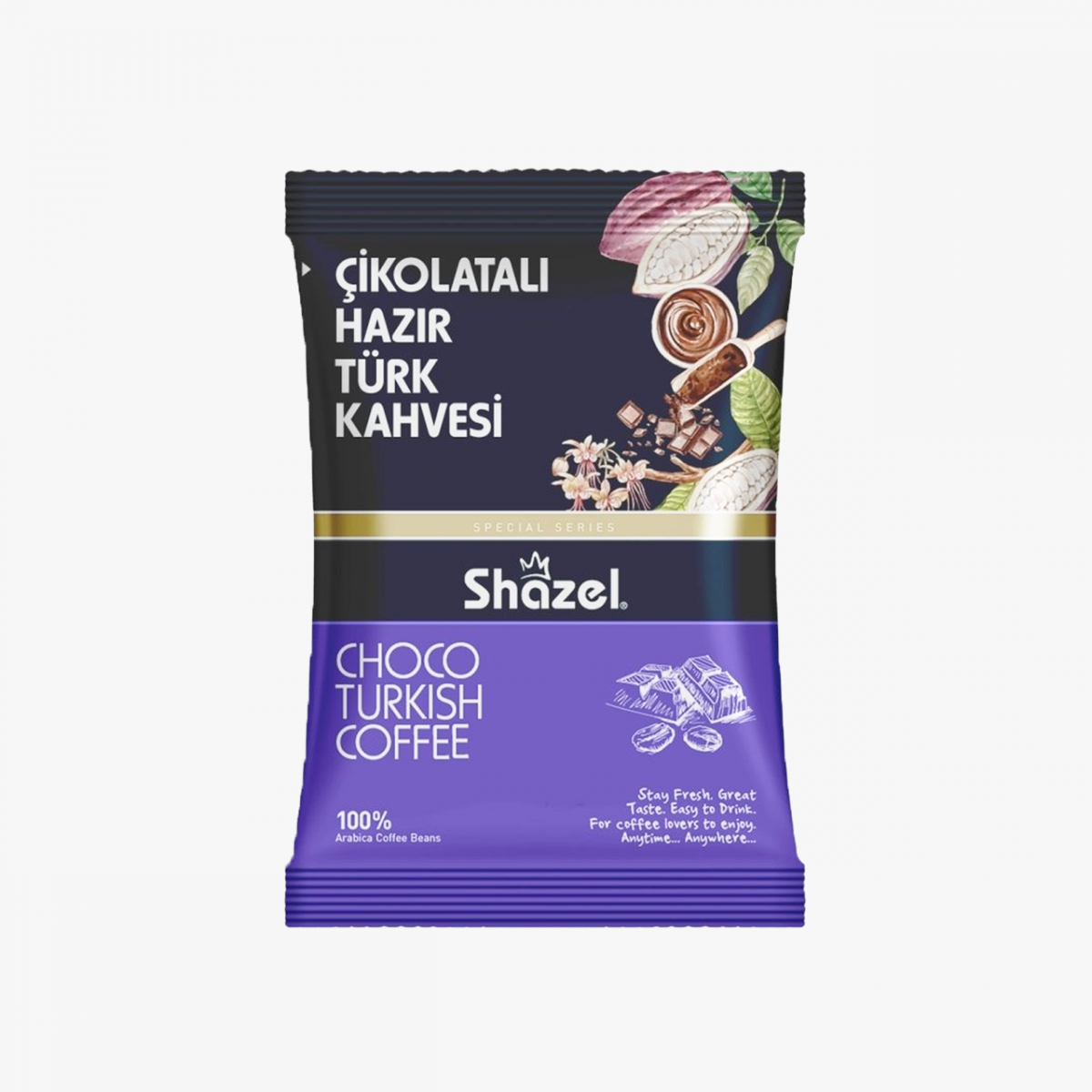 Shazel Çikolatalı Hazır Türk Kahvesi 100 GR