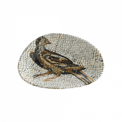 Mezopotamya Kuş Vago Oval Kayık Tabak 15*8.5 cm