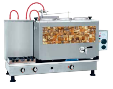 Meşale İnoks Mistik Ahşap Desenli Elektrikli Çay Kazanı (Ledli)